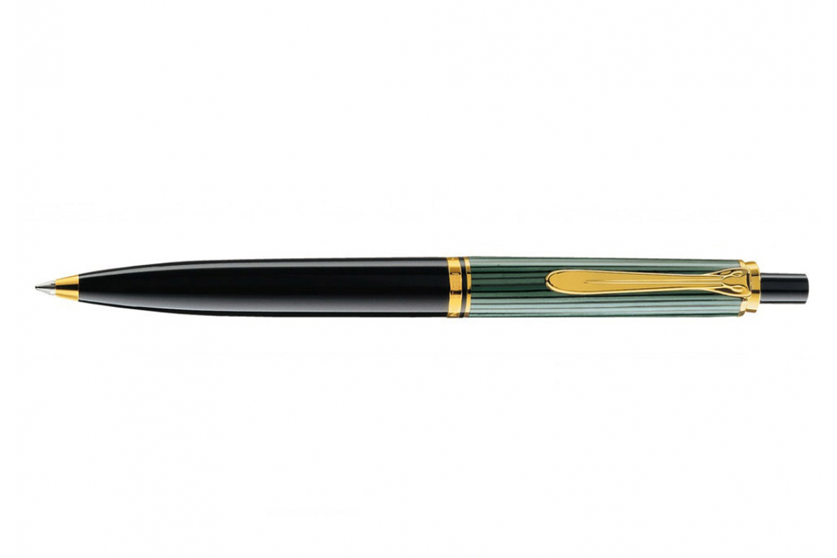 Pelikan Souverän K400 Zwart/Groen Balpen